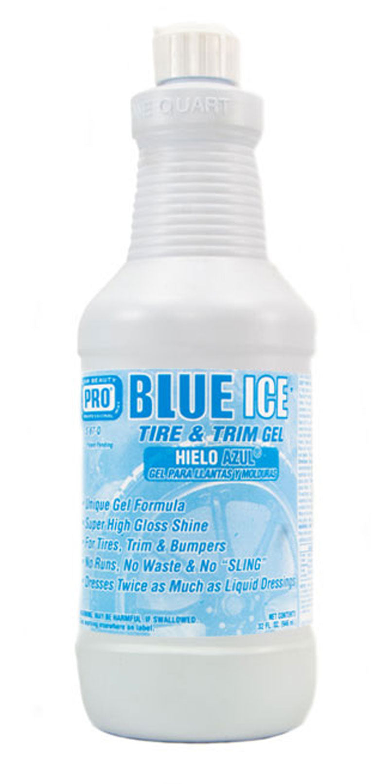 blue ice tire dressing and Trim Gel High gloss tire
